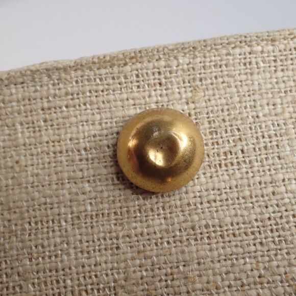 Vintage 60s 70s MAHLER Handmade Leather & Woven Kiss Lock Frame Handbag RARE - Picture 14 of 16